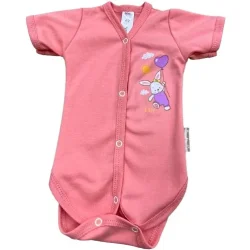 Бодік Bambinelli Боді для дівчинки р.62 кораловий Б302-4