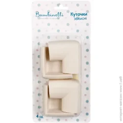 Bambinelli Защита на углы 6х3.5х1.2см, 4шт.