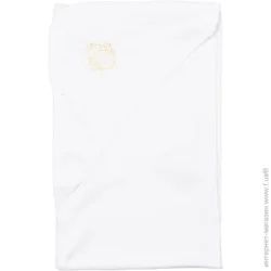 Полотенце детское Bambinelli Полотенце-уголок для новорожденных 85 х 90 см молочный