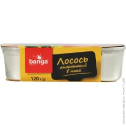 Рибная консерва Banga Филе лосось в масле 120 г
