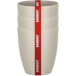 Набор стаканов Banquet Culinaria Brown 370 мл 3 шт (55057611BR-A23729)