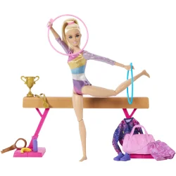 Кукольный набор Barbie Тренировки по гимнастике (HRG52)