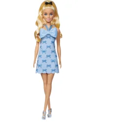 Кукла Barbie Кукла "Модница" – голубые бантики HYT93