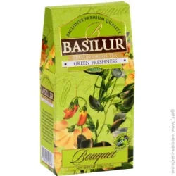 Basilur Чай зеленый Букет Зеленая свежесть 100 г