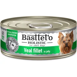 Консервы Basttet`O Консерва Holistic кусочки филе телятины в желе 85 г