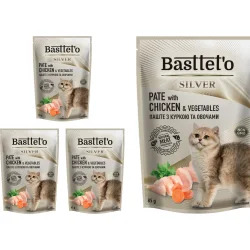 Корм для котов Silver с курицей 85 г