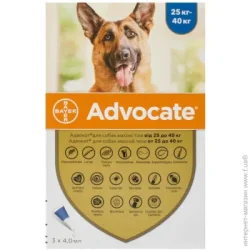 Bayer Краплі для собак Advocate 1х4,0 мл від 25-40 кг 91030