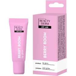 Beauty Derm Блиск для губ Зволожуючий догляд Ягідний Бум 12 г 10 мл