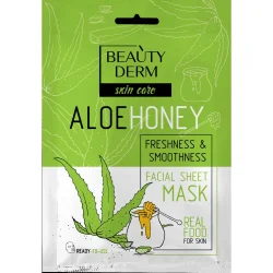 Beauty Derm Маска тканинна для обличчя Алое Мед 25 мл