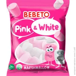 Зефир Bebeto Маршмеллоу Белый и Розовый 30 г
