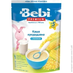 Каша Bebi Premium молочная Кукурузная 200 г с 5 месяцев (8606019654412)