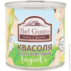 Овощная консервация Bel Gusto 06844 Квасоля ніжна ж/б (4820204406844)