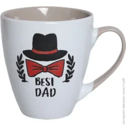 Чашка Bella Vita Чашка Best Dad 450 мл - керамика