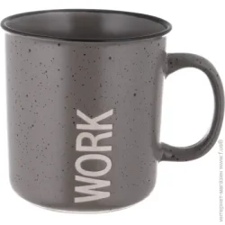 Bella Vita Чашка Work 650 мл серо хаки