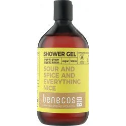 Гель для душа Benecos Bio Гель Для Душу Органічний Імбир Органічний Лимон 500мл (4260198096186)