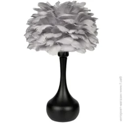 Настольная лампа Berger 7030-TL-1 Black-Gray черно-серый