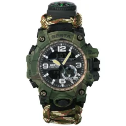 Besta Часы тактические Military с компасом army green (2373.07.13)
