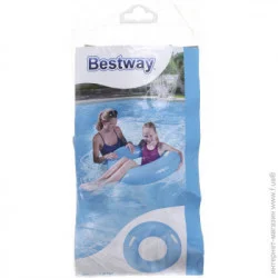 Надувной круг для плаванья Bestway от 10 лет 91 см голубой (36084)