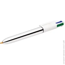 BIC Ручка шариковая 4 Colours Shine Silver