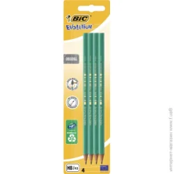 Карандаш BIC Набор карандашей чернографитных Evolution 4 шт. 890276