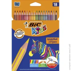 BIC Набор цветных карандашей Evolution Stripes 18 шт.