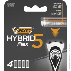 Картриджи для бритв BIC Flex 5 Hybrid 4 шт.