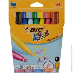 BIC ФЛОМАСТЕРИ ВІЗАКОЛОР XL УП8 (3270220010739)