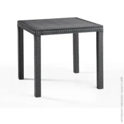 Садовий стіл Bica 80x80 см графіт