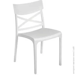 Садовий стілець Bica Croix 80x46x56 см білий