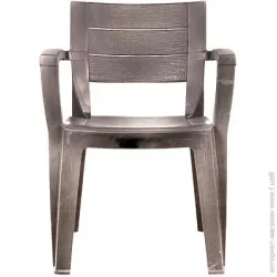 Садовий стілець Bica Emma 79x58x60 см сіро-бежевий