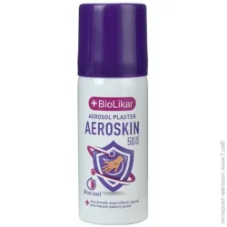 Biolikar Пластырь Aeroskin жидкий аэрозольный водостойкий баллон 50 мл
