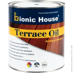 Bionic House Олія для терас T001 шовковистий безбарвний мат 2,8 л