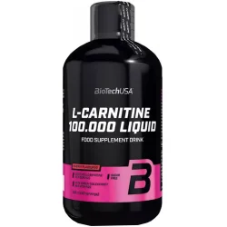Жироспалювач Жироспалювач BioTech Карнітин L-carnitine 100.000 liquid яблуко 500 мл