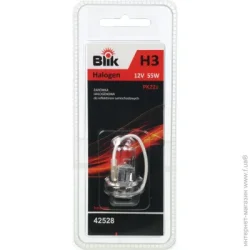 Автомобільна лампа галогенова Blik 42528 H3 PK22s 12 В 55 Вт 1 шт