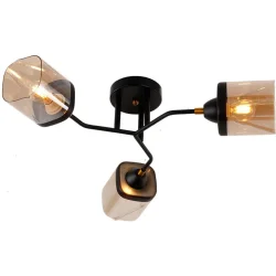 Blitz Люстра потолочная Carrara 3x60 Вт Е27 черный 5191-43