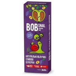 Натуральні цукерки Bob Snail 30г, яблуко/слива