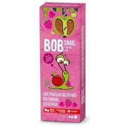 Натуральні цукерки Bob Snail 30г, яблуко/малина