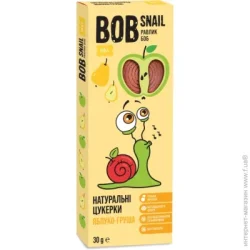 Мармелад Bob Snail Конфеты натуральные яблочно-грушевые 30 г