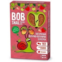 Натуральні цукерки Bob Snail 60г, яблуко/полуниця