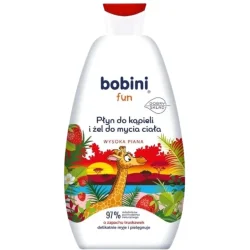 Bobini Детский гель для купания с ароматом клубники Fun 500 мл