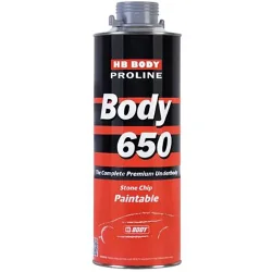 Антикоррозийное средство Body Антигравий 650 1кг черный