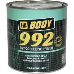 Автомобільна фарба Body Антикорозійний Грунт 992 1K сірий 1кг