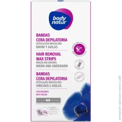 Средство для депиляции Body Natur Восковые полоски Bikini-Underarms 12 шт./уп.