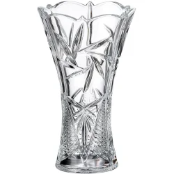 Bohemia Ваза скляна Nova old pinwheel 25 см прозора 89001/0/99030/250