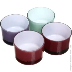 Ïîäñâå÷íèê Bolsius Íàáîð ïîäñâå÷íèêîâ 35õ52 ìì ñòåêëÿííûé 4 øò. ðàçíîöâåòíûé