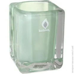 Bolsius Ïîäñâå÷íèê-ñòàêàí 76õ55 ìì ñòåêëÿííûé çåëåíûé