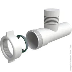 Комплектующие для сифонов Bonomini Аэратор AIRPIPE воздухозаборное пластик хром d40
