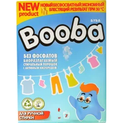 Стиральный порошок Booba Биоразлагаемый с активным кислородом 350 г (4820187580074)