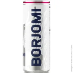 Вода минеральная Borjomi лечебно-столовая сильногазированная ж/б 0.33 л (4860019001810)