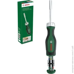 Bosch Отвертка с трещоткой с 12 насадками (1600A02BX2)